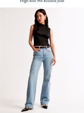 Abercrombie & Fitch high rise 90s relaxed jean